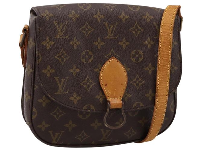 LOUIS VUITTON Monogram Saint Cloud GM Shoulder Bag M51242 LV Auth BA15201 Monograma