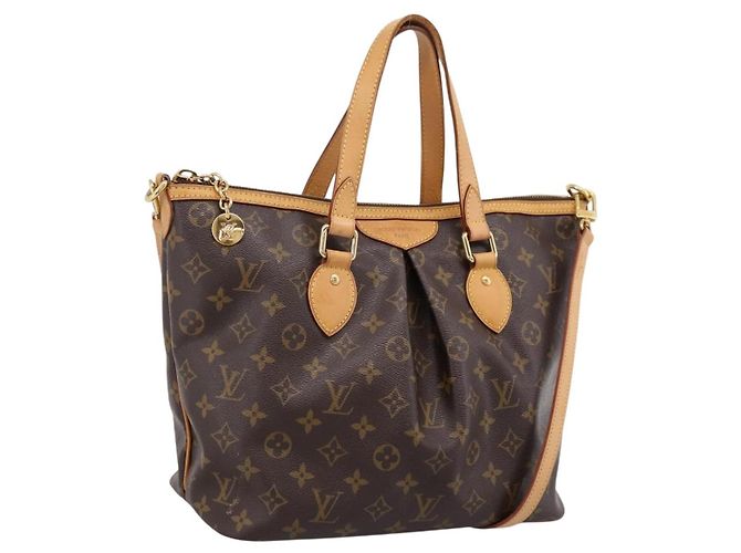 Saco Tote LOUIS VUITTON Monogram Palermo PM M40145 LV Auth 198725A Monograma