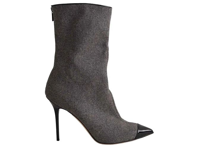 Botas de piel gris Jimmy Choo