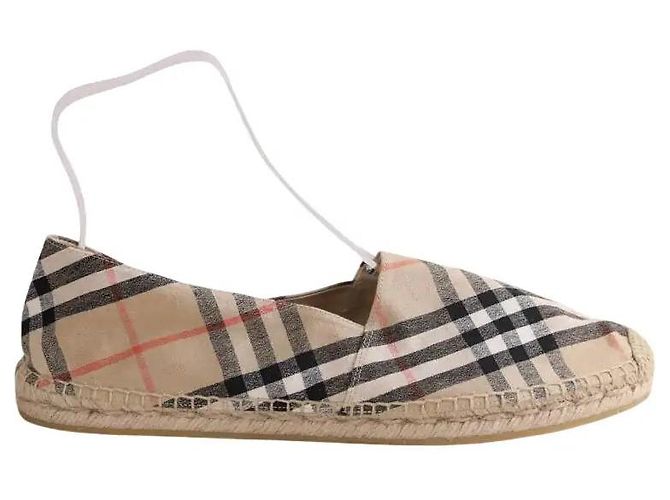 Burberry Espadrilles Beige Stoff