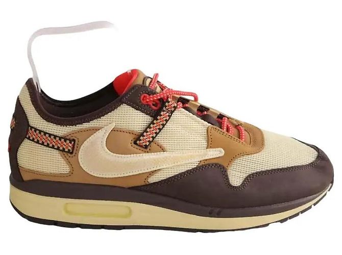 Nike Baskets basses Air Max 1 marron