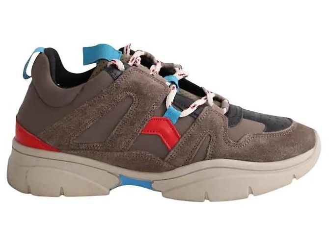 Isabel Marant Sneaker aus Leder Grau