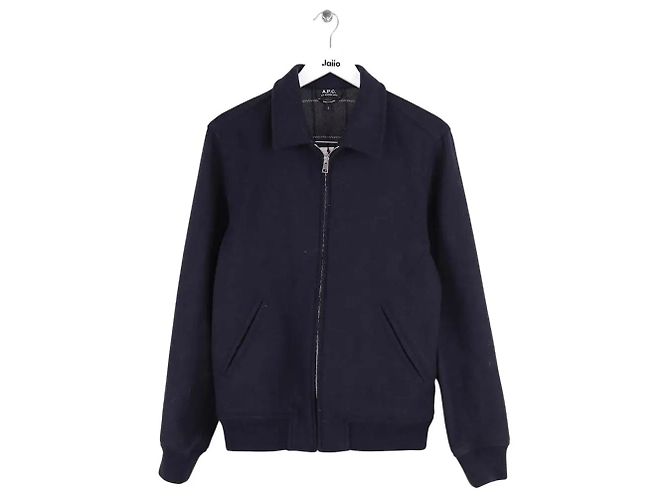 Giacca in lana blu navy Apc Uomo S