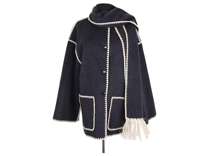 Totême Anthracite coat Dark grey