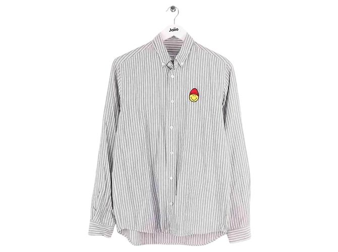 Camicia Ami in cotone grigia Taglia M Grigio