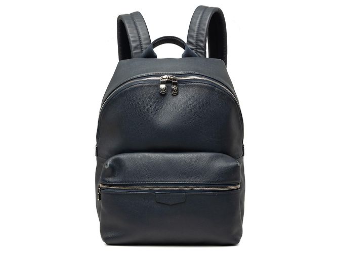 Blue Louis Vuitton Taiga Discovery Backpack PM