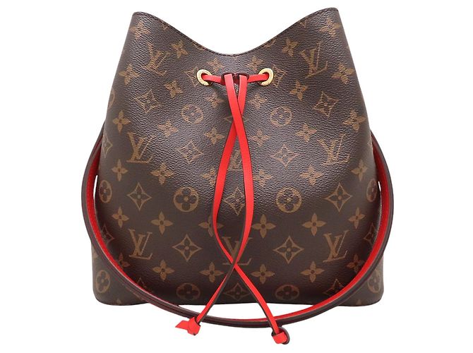 Borsa a secchiello Louis Vuitton Monogram Neonoe MM Marrone