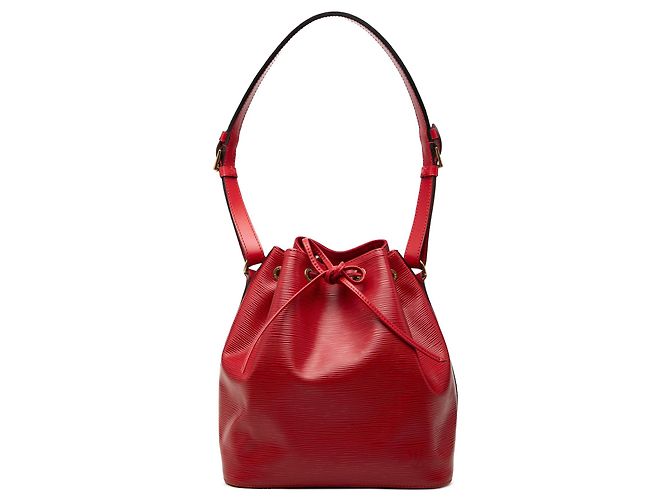 Borsa a secchiello Louis Vuitton Epi Petit Noe rossa Rosso