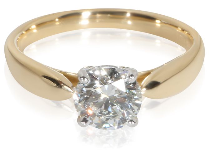 Anillo de compromiso Harmony Tiffany & Co. Diamante redondo brillante 0.77 ct