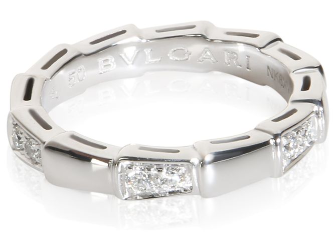 Bulgari Anel Serpenti Viper BVLGARI em ouro branco e diamantes
