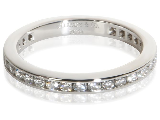 Tiffany & Co. Platinum Diamant Eternity-Ring mit Kanalfassung