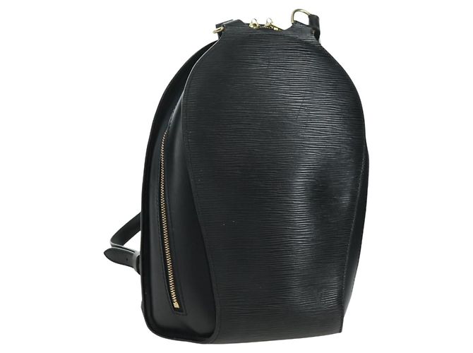 LOUIS VUITTON Epi Mabillon Backpack Black M52232 LV