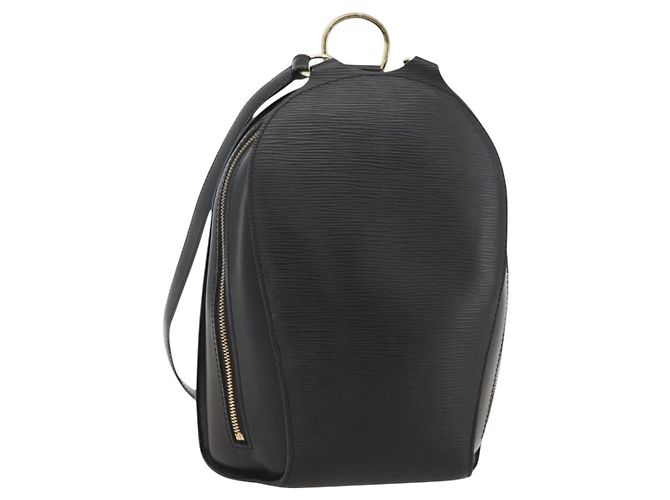 LOUIS VUITTON Epi Mabillon Backpack Black M52232 LV