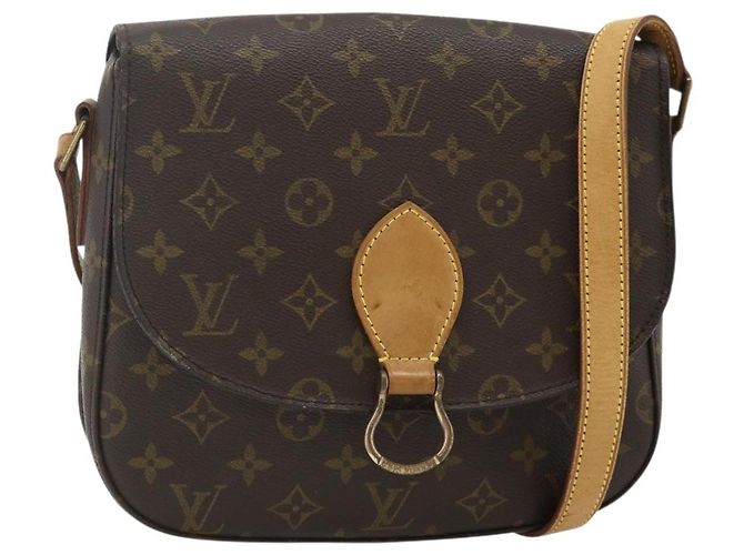 LOUIS VUITTON Monogram Saint Cloud GM Shoulder Bag M51242 LV
