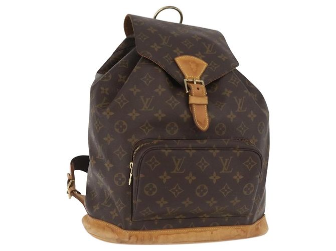 LOUIS VUITTON Monogram Montsouris GM Backpack M51135 LV