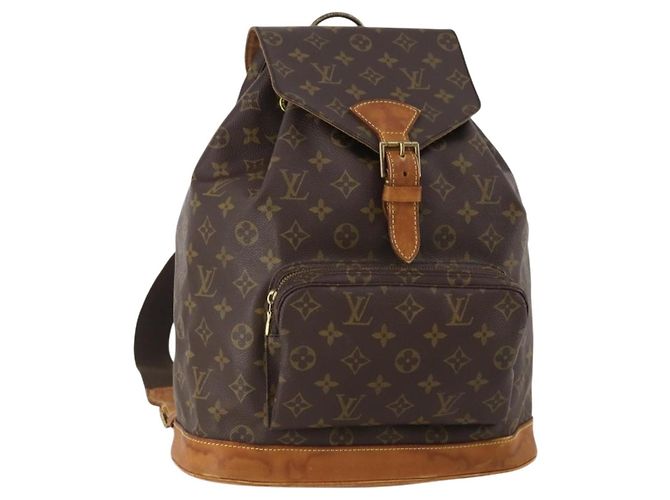 LOUIS VUITTON Monogram Montsouris GM Backpack M51135 LV