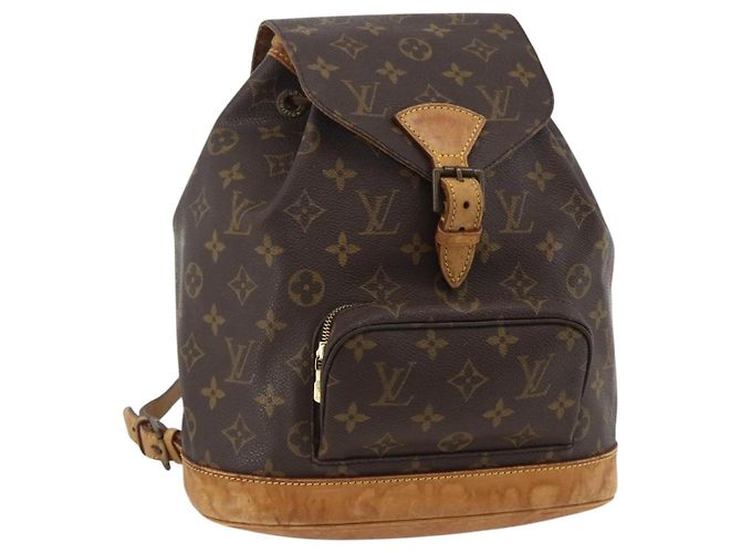 LOUIS VUITTON Monogram Montsouris MM Backpack M51136 LV