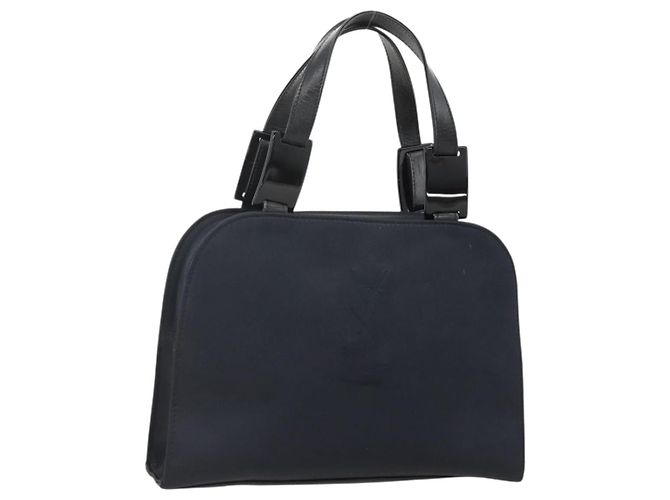 SAINT LAURENT Hand Bag Nylon Navy