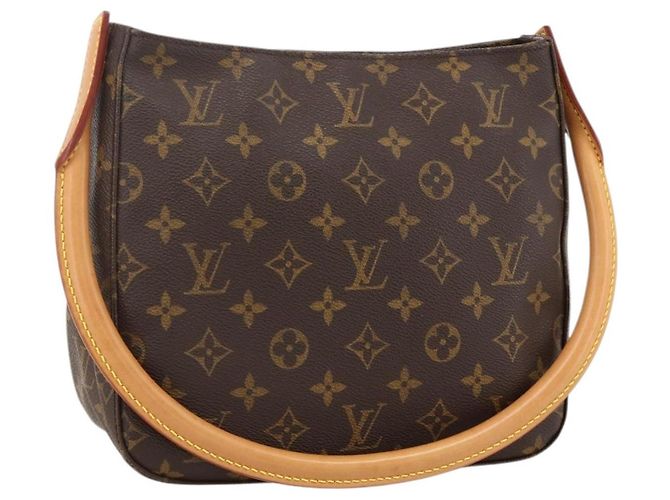 LOUIS VUITTON Monogram Looping MM Shoulder Bag M51146 LV