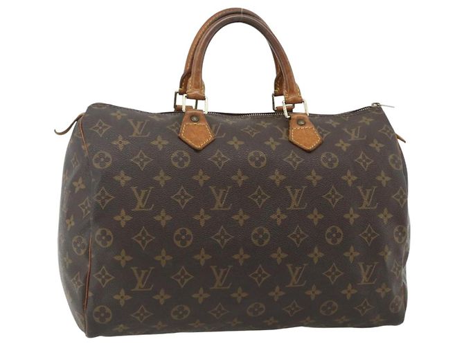 LOUIS VUITTON Monogram Speedy 35 Hand Bag M41524 LV