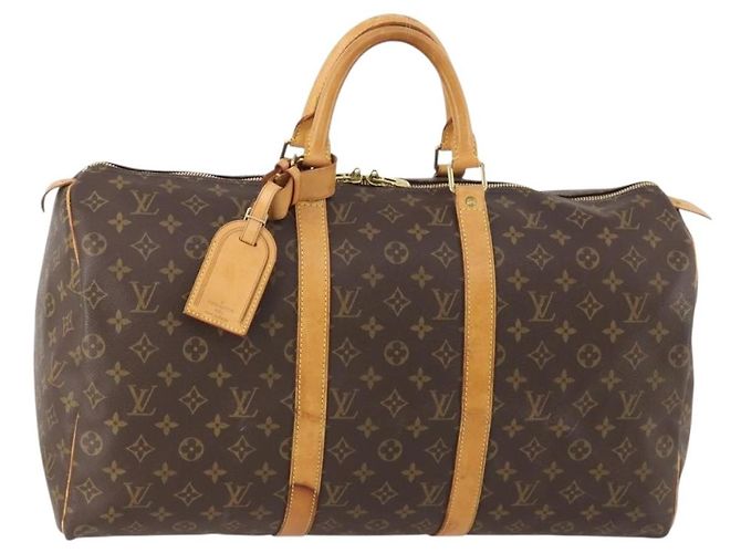 LOUIS VUITTON Monogram Keepall 50 Boston Bag M41426 LV