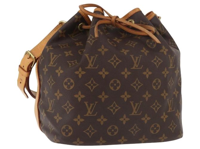 LOUIS VUITTON Monogram Petit Noe Shoulder Bag M42226 LV