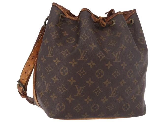 LOUIS VUITTON Monogram Petit Noe Shoulder Bag M42226 LV