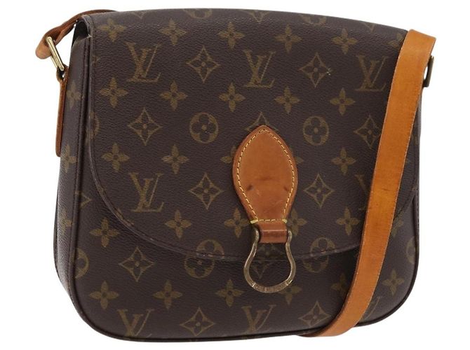 LOUIS VUITTON Monogram Saint Cloud GM Shoulder Bag M51242 LV