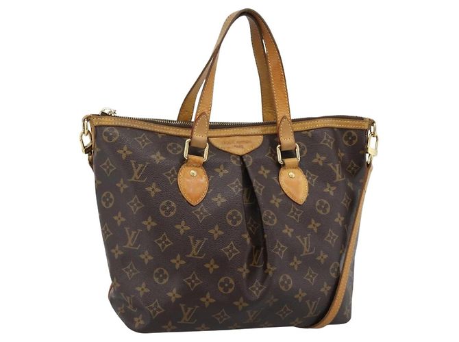 LOUIS VUITTON Monogram Palermo PM Tote Bag M40145 LV