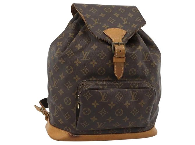 LOUIS VUITTON Monogram Montsouris GM Backpack M51135 LV
