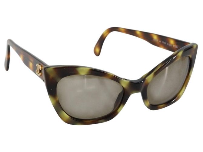 Gafas de sol CHANEL plástico Marrón CC