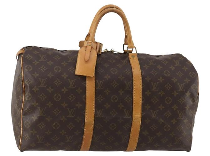 LOUIS VUITTON Monogram Keepall 50 Boston Bag M41426 LV