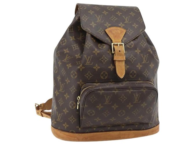 LOUIS VUITTON Monogram Montsouris GM Backpack M51135 LV