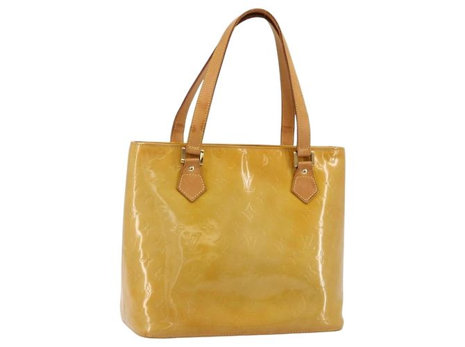 LOUIS VUITTON Houston Handtasche Monogram Vernis Beige M91004 LV