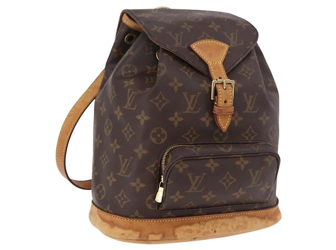LOUIS VUITTON Monogram Montsouris MM Backpack M51136 LV