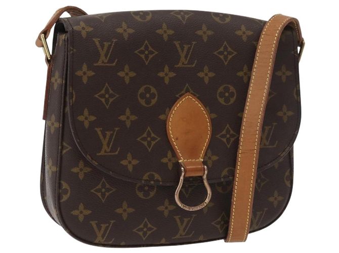 LOUIS VUITTON Monogram Saint Cloud GM Shoulder Bag M51242 LV