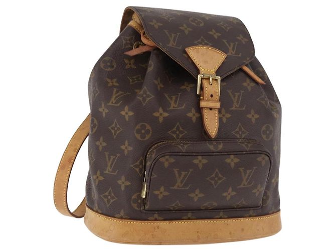 LOUIS VUITTON Monogram Montsouris MM Backpack M51136 LV