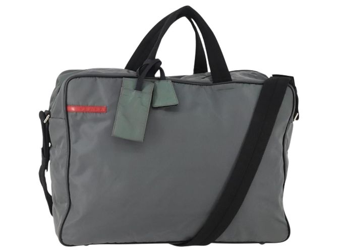Prada GIVENCHY Handtasche Leder 2way Grau