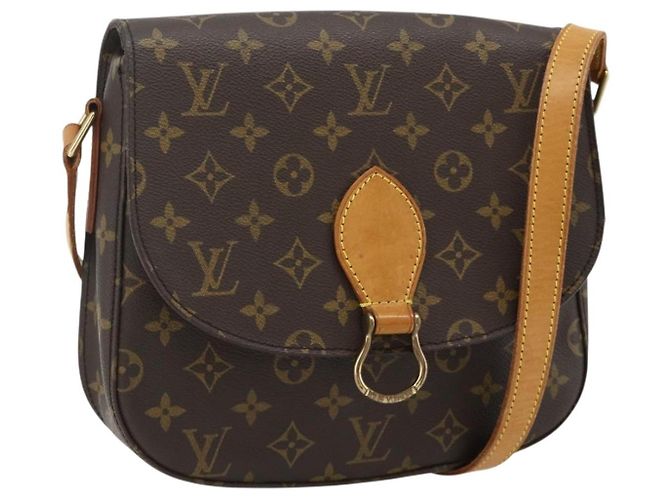 LOUIS VUITTON Monogram Saint Cloud GM Shoulder Bag M51242 LV