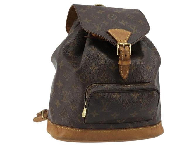 LOUIS VUITTON Monogram Montsouris MM Backpack M51136 LV