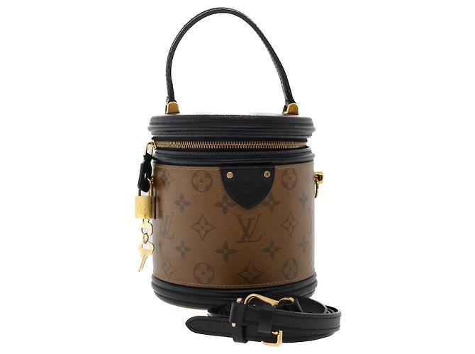 LOUIS VUITTON Monogram Reverse Cannes Hand Bag 2way M43986 LV