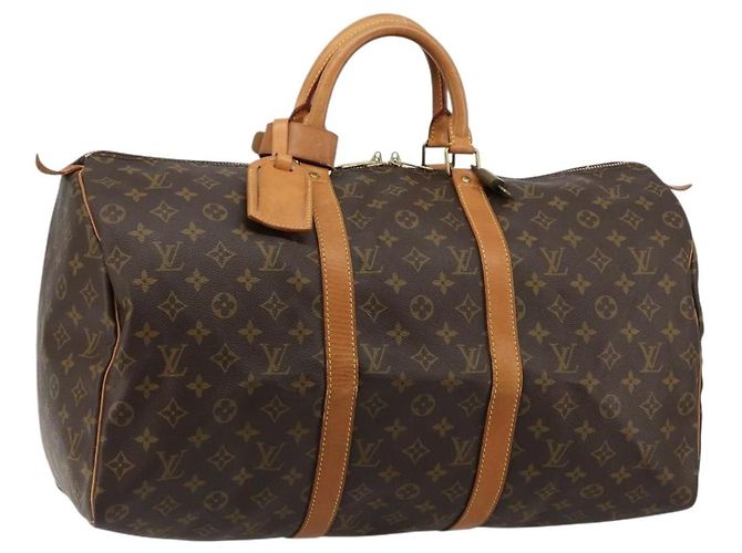 LOUIS VUITTON Monogram Keepall 50 Boston Bag M41426 LV