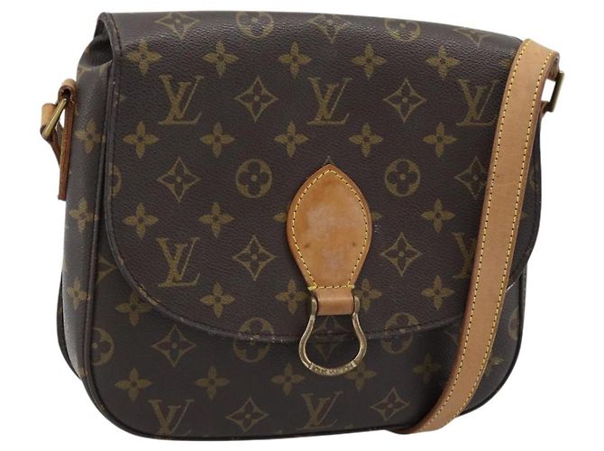 LOUIS VUITTON Monogram Saint Cloud GM Shoulder Bag M51242 LV