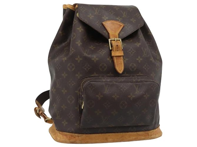 LOUIS VUITTON Monogram Montsouris GM Backpack M51135 LV