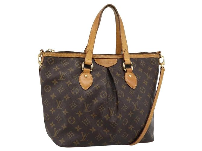 LOUIS VUITTON Monogram Palermo PM Tote Bag M40145 LV