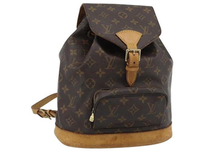 LOUIS VUITTON Monogram Montsouris MM Backpack M51136 LV