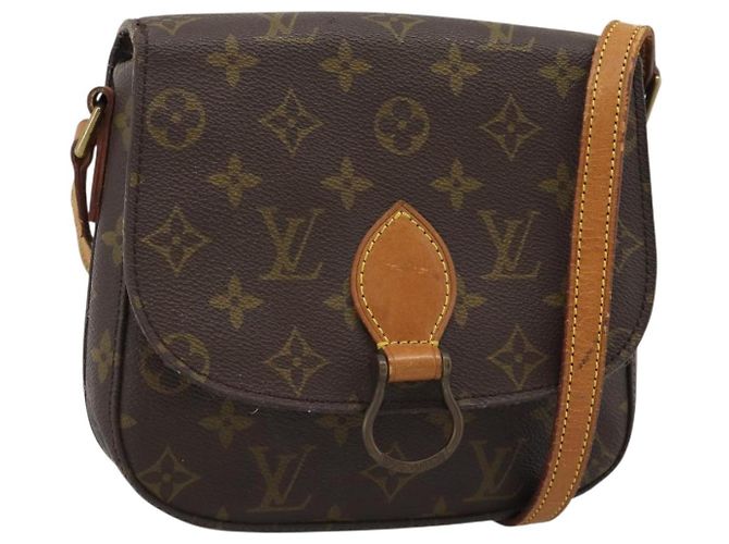 LOUIS VUITTON Monogram Saint Cloud MM Shoulder Bag M51243 LV