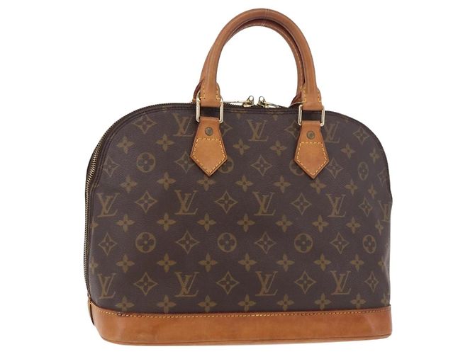 LOUIS VUITTON Monogram Alma Hand Bag M51130 LV
