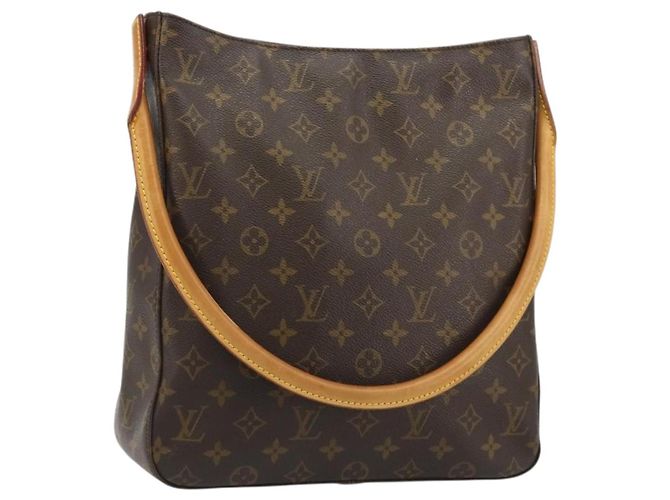 LOUIS VUITTON Monogram Looping GM Shoulder Bag M51145 LV