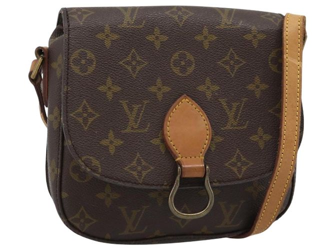 LOUIS VUITTON Monogram Saint Cloud MM Shoulder Bag M51243 LV